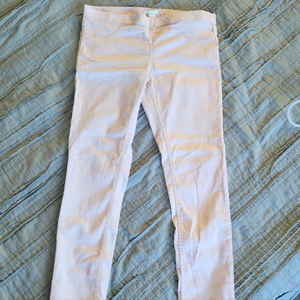 Pastel pink pants